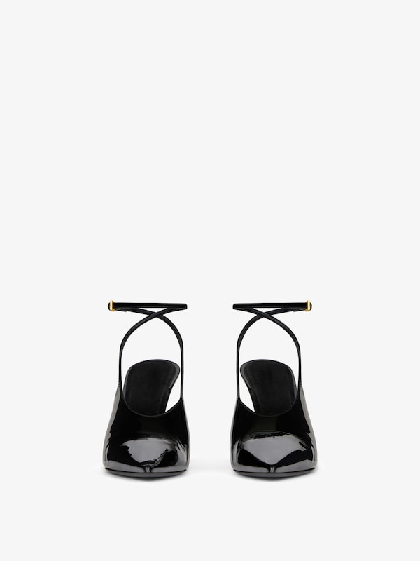 Givenchy Show Slingbacks In Patent Leather