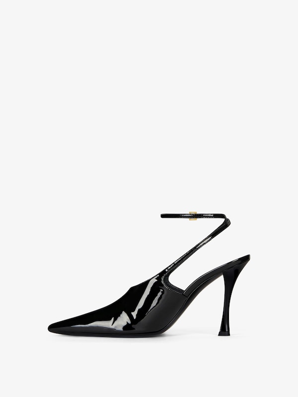 Givenchy Show Slingbacks In Patent Leather