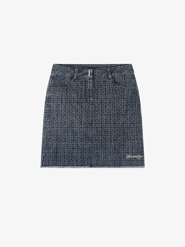Givenchy Skirt in 4G denim