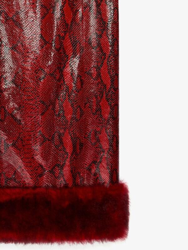 Givenchy Skirt In Python Print Leather And Fur