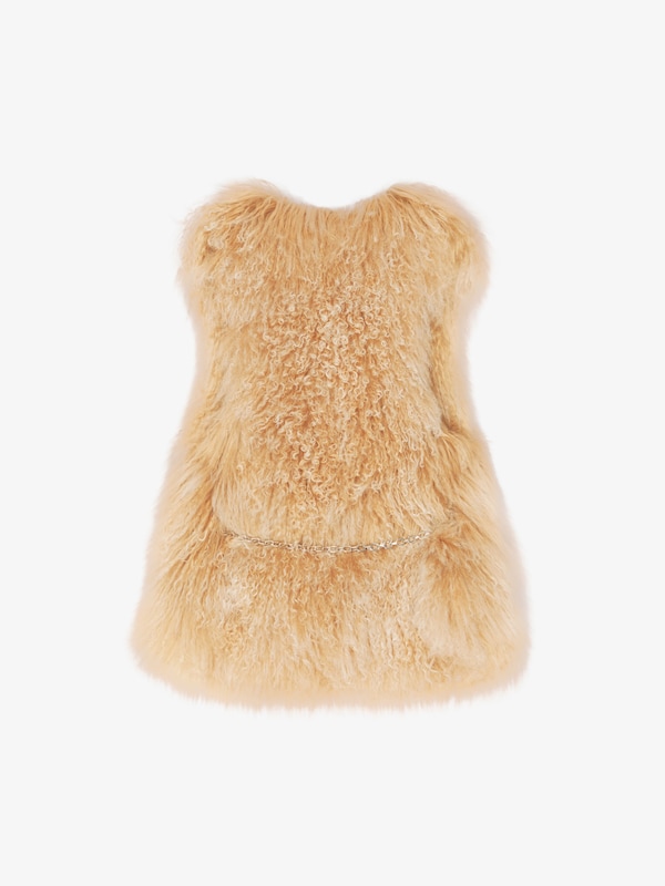 Givenchy Sleeveless Jacket In Fur