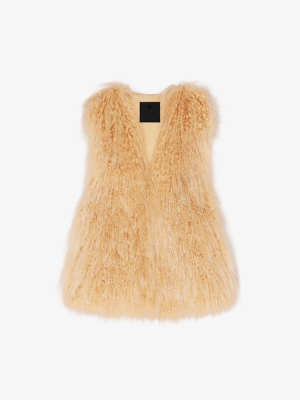 Givenchy Sleeveless jacket in fur