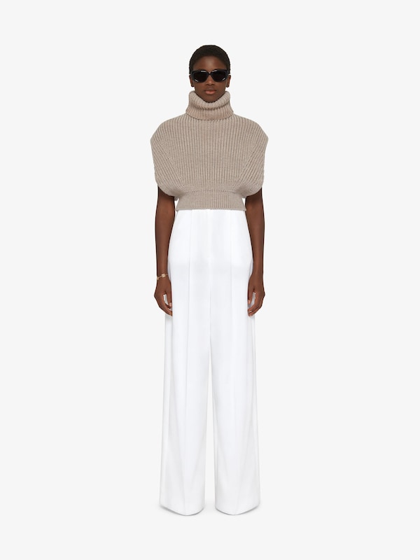 Givenchy Sleeveless turtleneck sweater in wool