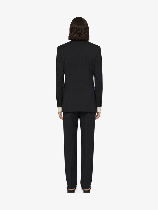 Givenchy Slim Fit Jacket In Monogram 72 Jacquard
