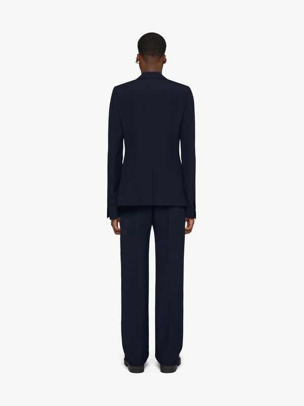 Givenchy Slim Fit Jacket In Wool With Satin Collar