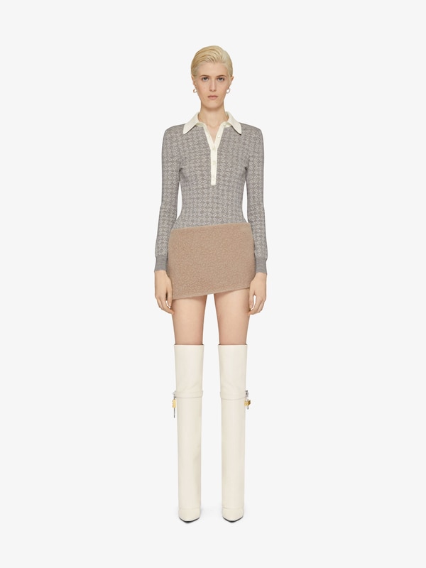 Givenchy Slim fit polo in monogram 72 jacquard