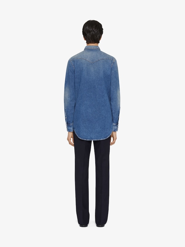 Givenchy Slim Fit Shirt In Denim