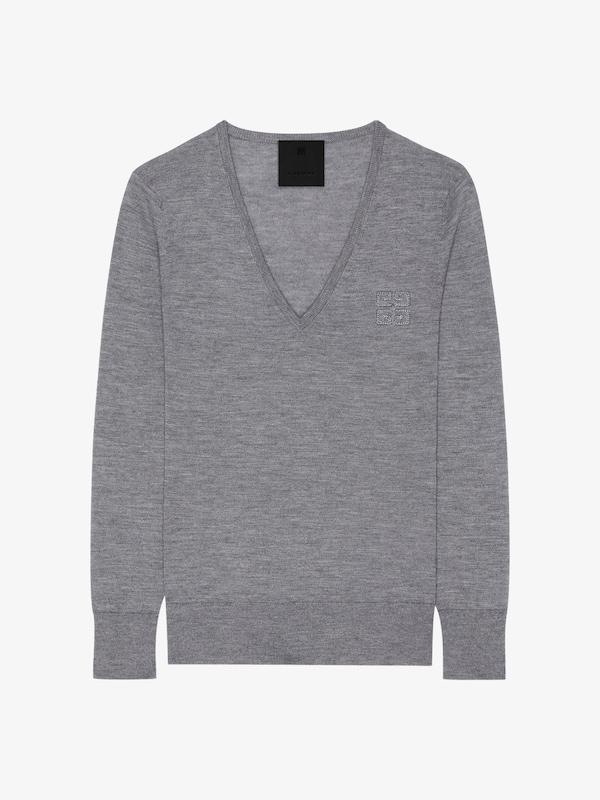 Givenchy Slim Fit Sweater In Cashmere And Silk