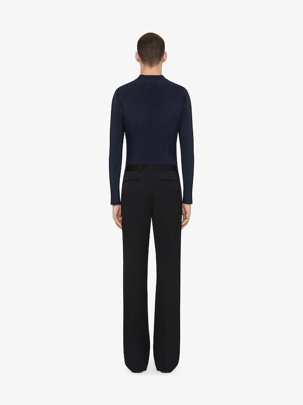 Givenchy Slim Fit Sweater In Cashmere With Laces