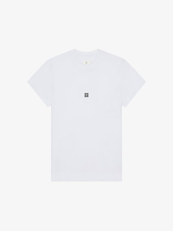 Givenchy Slim Fit T-shirt In Cotton With 4G Detail