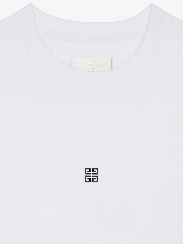 Givenchy Slim Fit T-shirt In Cotton With 4G Detail