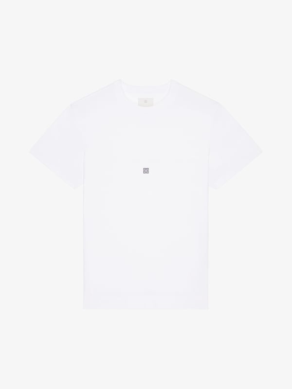 Givenchy Slim fit t-shirt in cotton with 4G detail