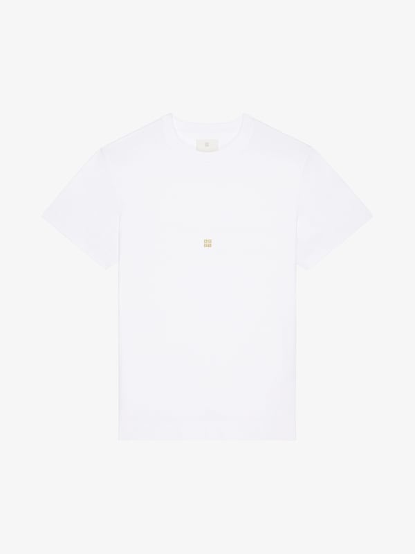 Givenchy Slim fit t-shirt in cotton with 4G detail