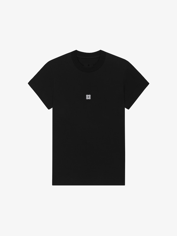 Givenchy Slim Fit T-shirt In Cotton With 4G Detail