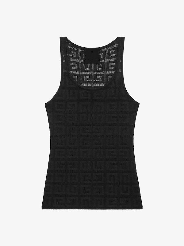 Givenchy Slim Tank Top In 4G Jacquard