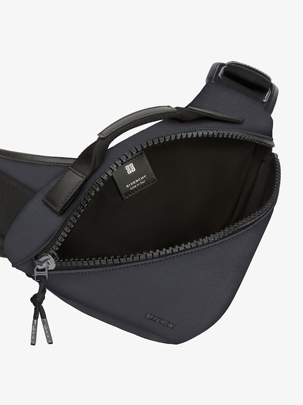 Givenchy Small G-Zip Triangle Bag In 4G Nylon