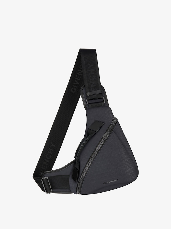 Givenchy Small G-Zip Triangle bag in 4G nylon