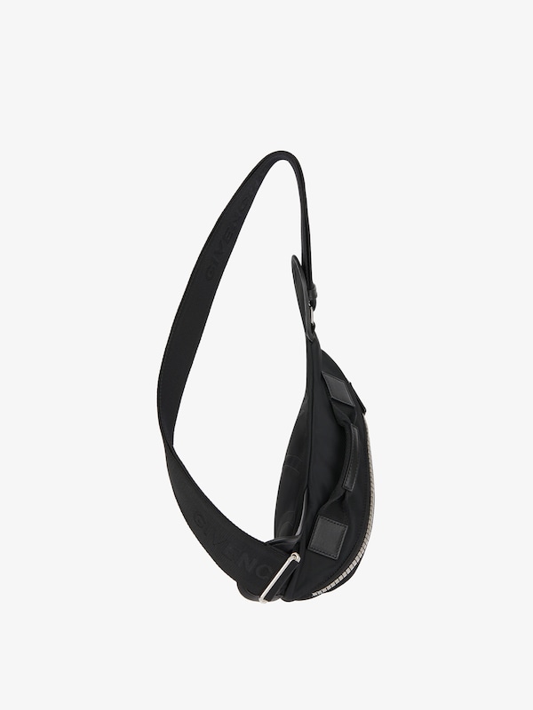 Givenchy Small G-Zip Triangle Bag In Nylon
