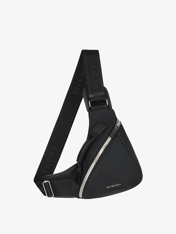 Givenchy Small G-Zip Triangle Bag In Nylon