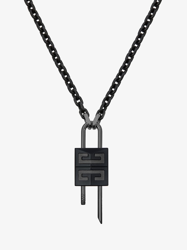 Givenchy Small Lock Necklace In Metal