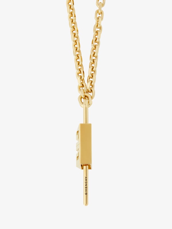 Givenchy Small Lock Necklace In Metal
