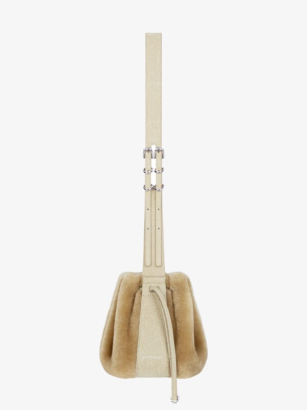 Givenchy Small Pumpkin Bag In Shearling