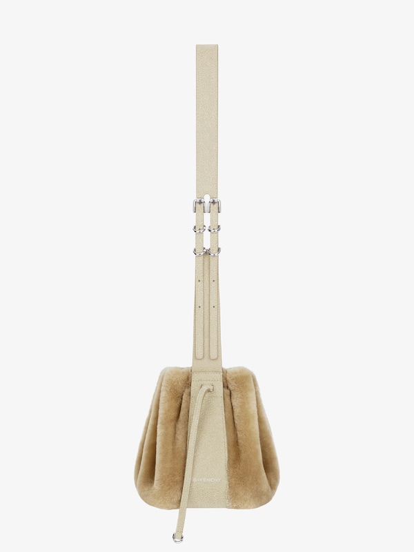 Givenchy Small Pumpkin Bag In Shearling