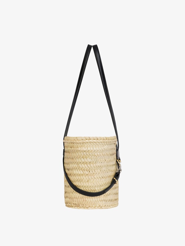 Givenchy Small Voyou Basket Bag In Raffia