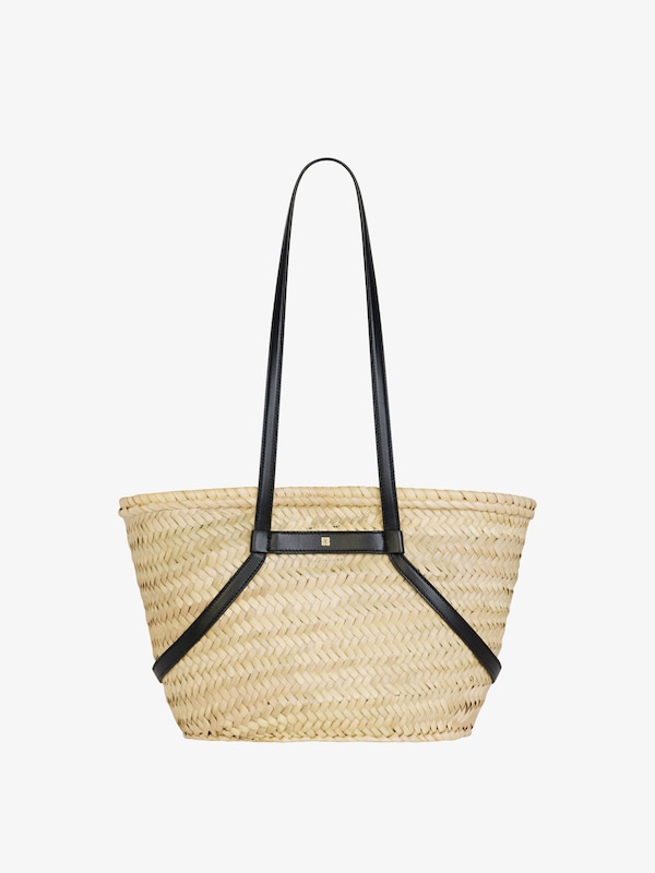 Givenchy Small Voyou Basket Bag In Raffia