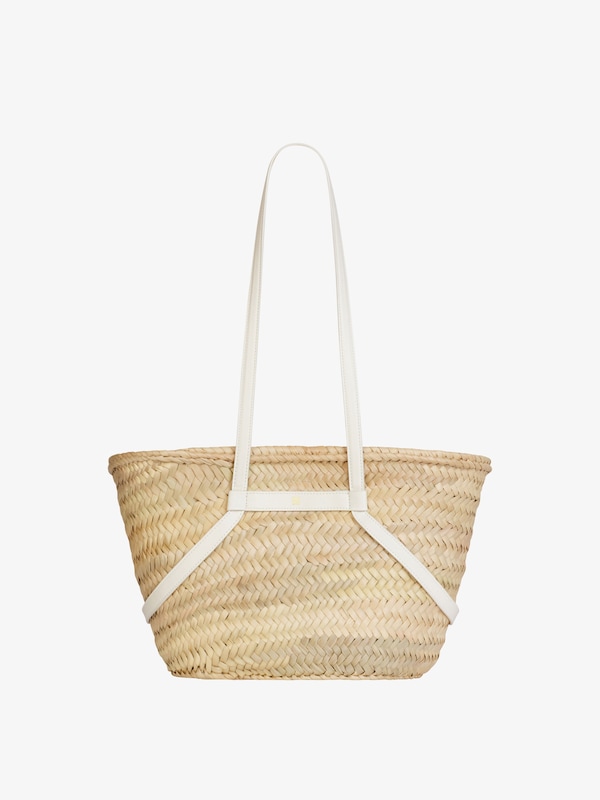 Givenchy Small Voyou Basket Bag In Raffia