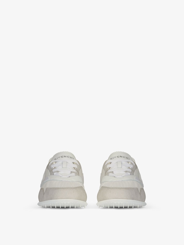 Givenchy Sneakers In Mesh Suede And Leather