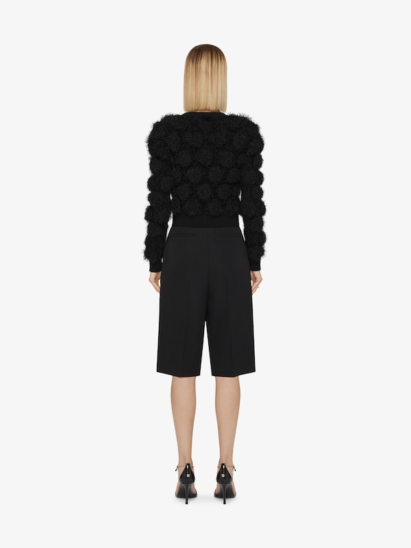 Givenchy Sweater In Knit With Pompoms