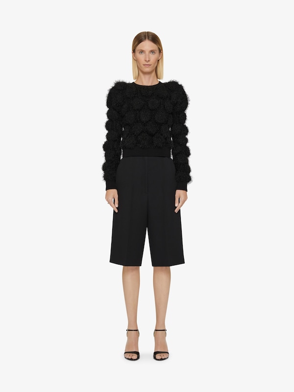Givenchy Sweater In Knit With Pompoms