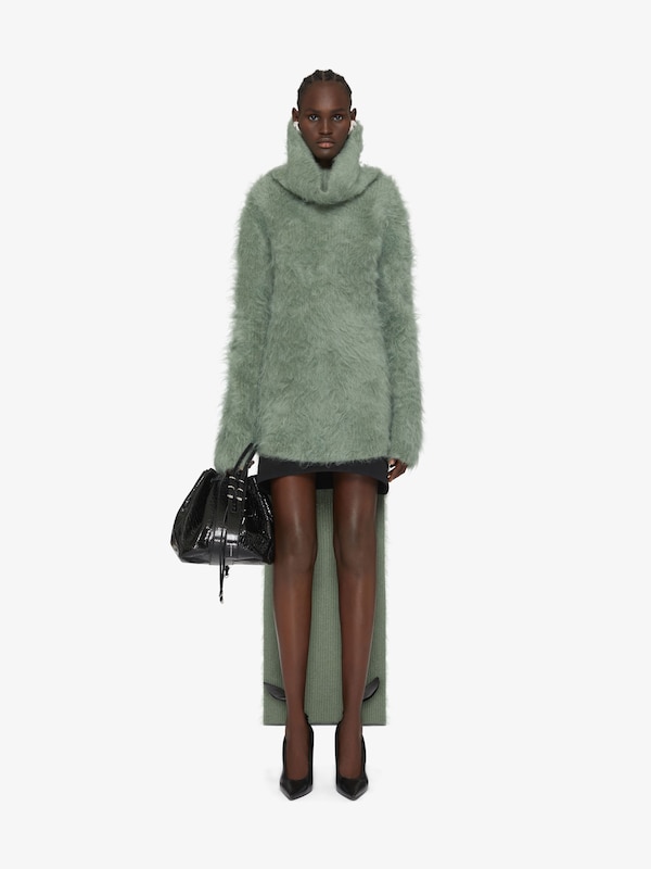 Givenchy Sweater in mohair and wool with train