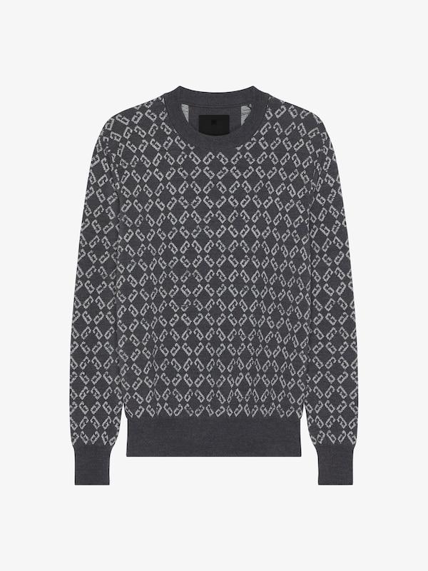 Givenchy Sweater In Monogram 72 Jacquard