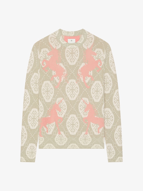 Givenchy Sweater In Unicorns Jacquard