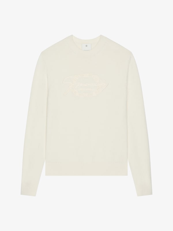 Givenchy Sweater In Wool With GIVENCHY Medallion