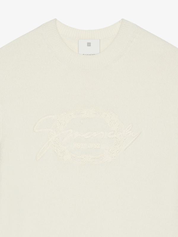 Givenchy Sweater In Wool With GIVENCHY Medallion
