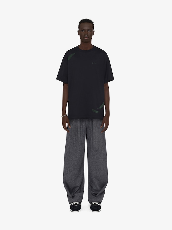 Givenchy T-shirt in cotton GIVENCHY Feathers