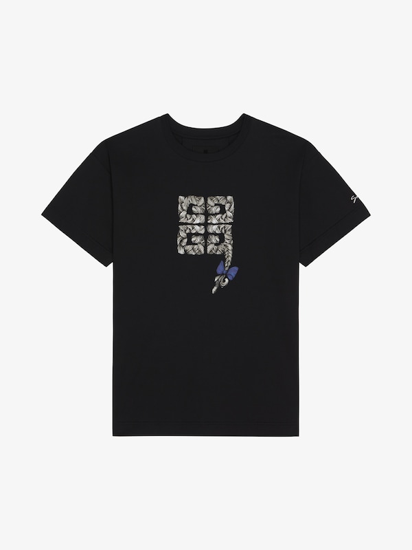 Givenchy T-shirt In Cotton With 4G Braid Print