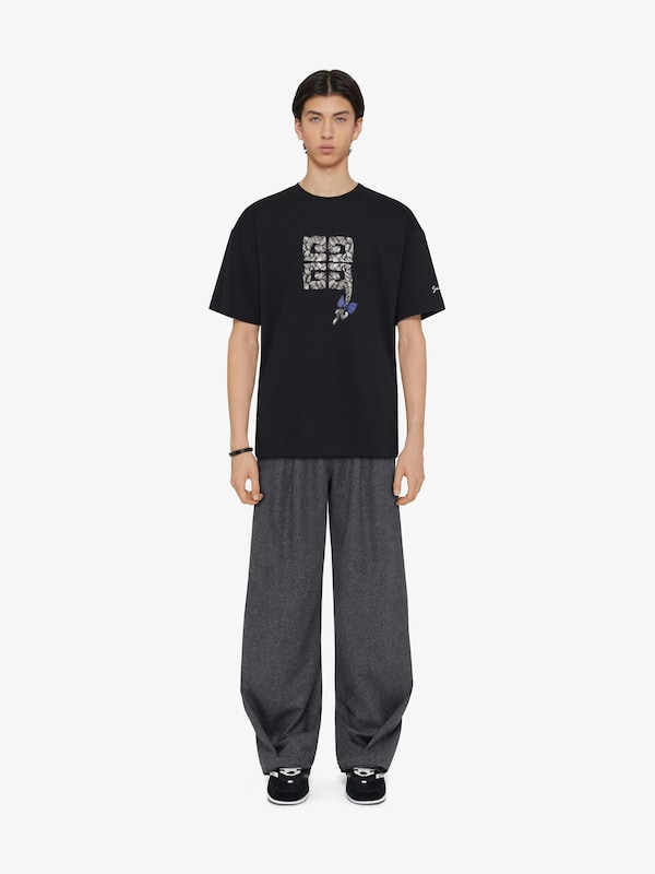 Givenchy T-shirt in cotton with 4G Braid print