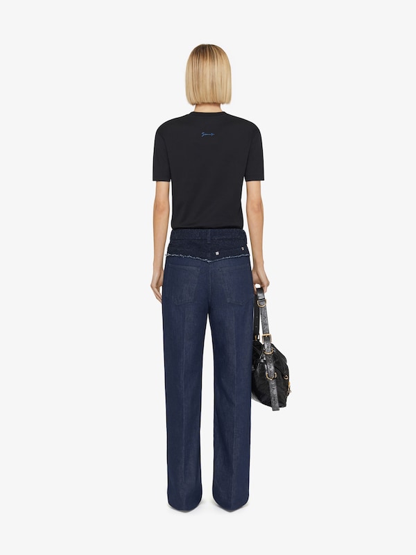 Givenchy T-shirt In Cotton With Cat Eye Embroidery