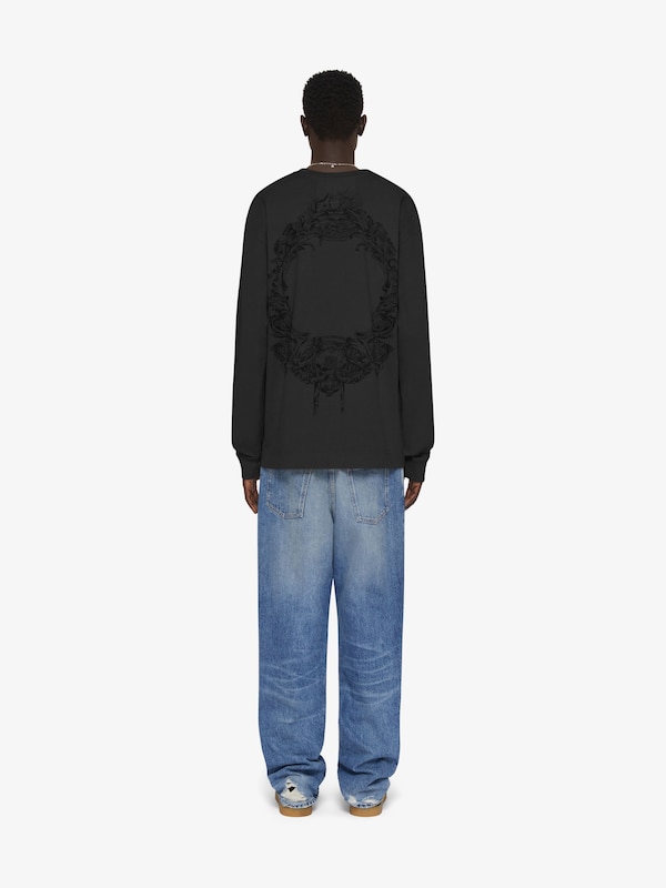 Givenchy T-shirt In Cotton With GIVENCHY Signature