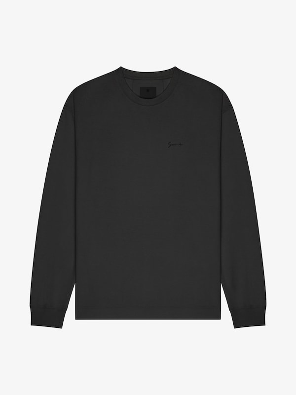Givenchy T-shirt In Cotton With GIVENCHY Signature