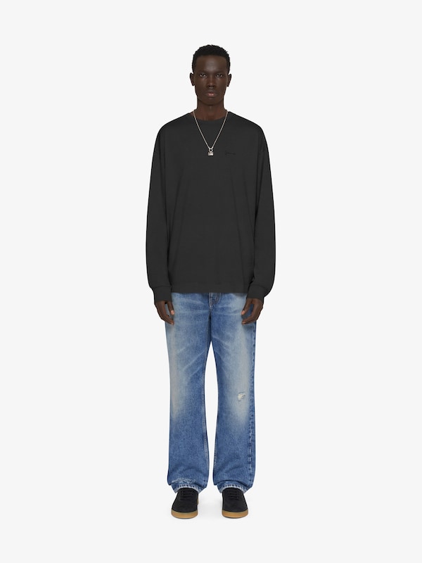 Givenchy T-shirt In Cotton With GIVENCHY Signature