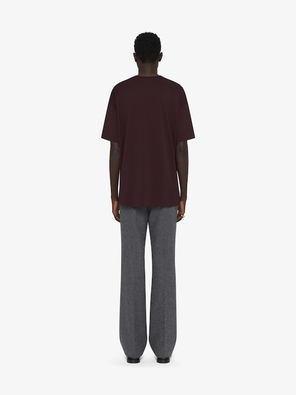 Givenchy T-shirt In Cotton With GIVENCHY Signature