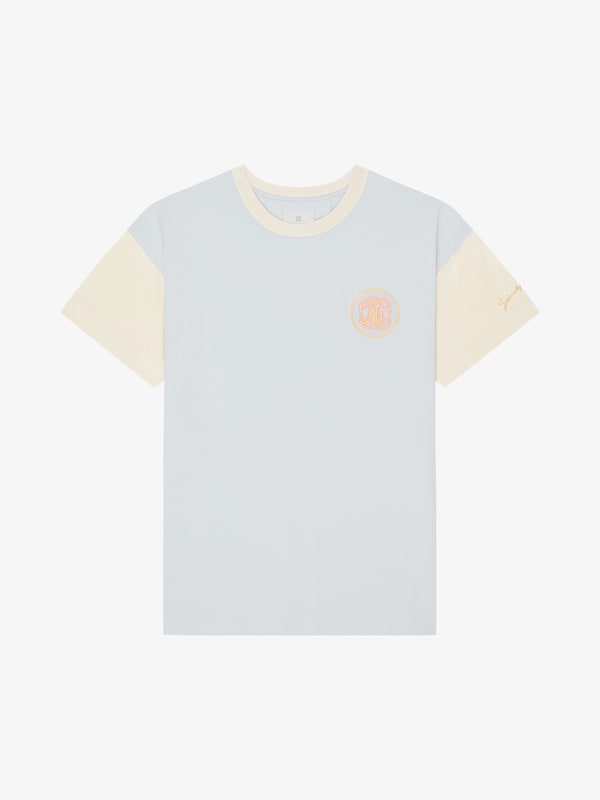 Givenchy T-shirt In Cotton With HG Embroidery