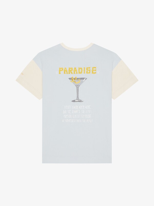 Givenchy T-shirt In Cotton With HG Embroidery