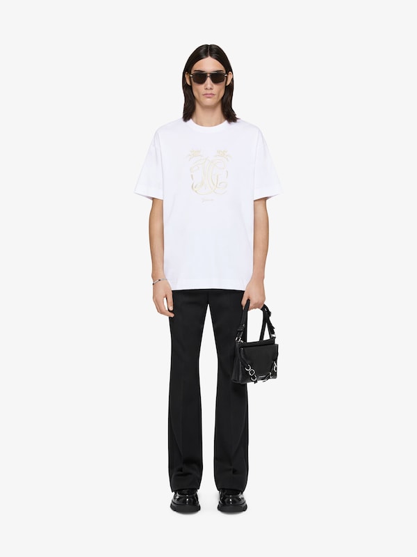 Givenchy T-shirt in cotton with HG embroidery