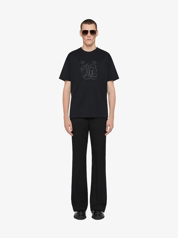 Givenchy T-shirt in cotton with HG embroidery